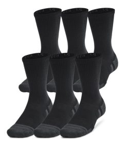 Under Armour Socks-Unisex UA Performance Tech 6-Pack Crew Socks-under armour outlet