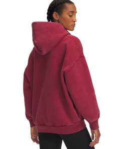 Under Armour Shirts & Tops-Women’s UA Icon Heavyweight Fleece Oversized Hoodie-underarmour outlet 2