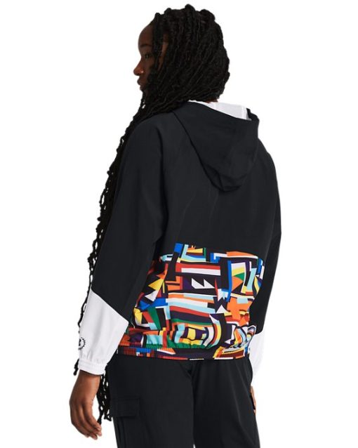 Under Armour Shirts & Tops-Women's UA Woven Black History Month Cargo Jacket-under armour outlet - Image 2