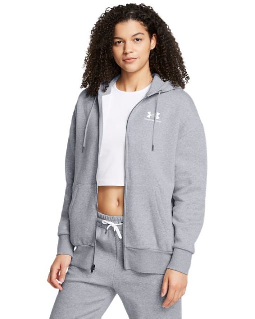 Under Armour Shirts & Tops-Women's UA Icon Fleece Oversized Full-Zip-under armour near me