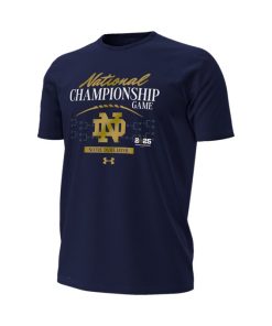 Under Armour Men’s-Men’s UA Notre Dame National Championship Game T-Shirt-under armour near me