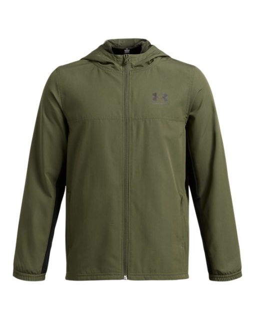 Under Armour Boys-Boys' UA Rival Woven Jacket-under armour near me