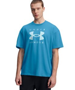 Under Armour Shirts & Tops-Men’s UA Heavyweight Oversized Branded Short Sleeve-underarmor