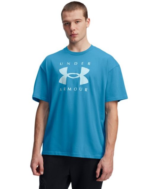 Under Armour Shirts & Tops-Men's UA Heavyweight Oversized Branded Short Sleeve-underarmor