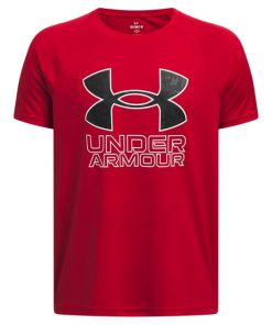 Under Armour Boys-Boys’ UA Tech™ Hybrid Print Short Sleeve-under armor