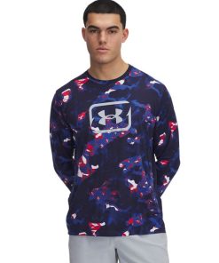 Under Armour Shirts & Tops-Men’s UA Fish Pro Freedom Printed Long Sleeve-under armour outlet