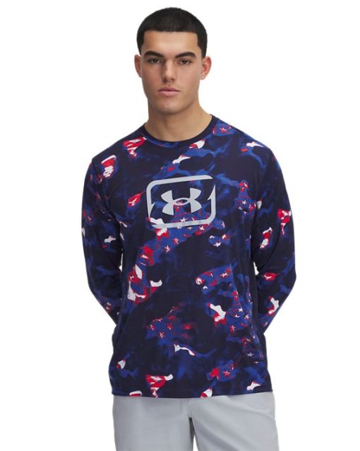 Under Armour Shirts & Tops-Men's UA Fish Pro Freedom Printed Long Sleeve-under armour outlet