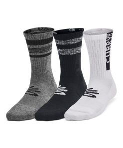 Under Armour-Kids’ Curry 3-Maker 3-Pack Mid-Crew Socks-under armour outlet