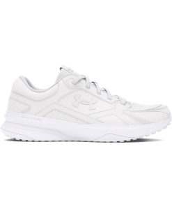 Under Armour Color Shop: Winter White-Men’s UA Edge Leather Wide (4E) Training Shoes-under armour near me 2