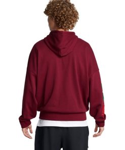 Under Armour Shirts & Tops-Men’s UA Icon Heavyweight Terry Armour U Oversized Hoodie-under armour outlet 2