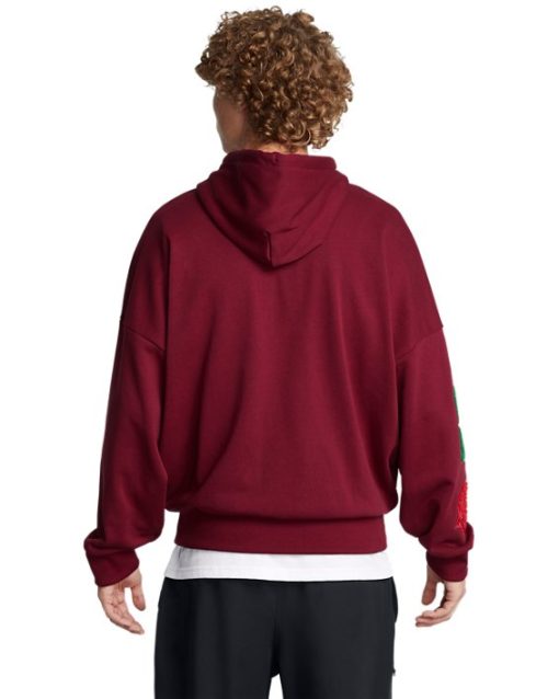 Under Armour Shirts & Tops-Men's UA Icon Heavyweight Terry Armour U Oversized Hoodie-under armour outlet - Image 2