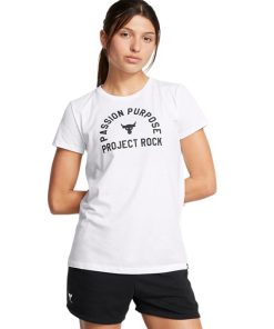 Under Armour-Women’s Project Rock Short Sleeve-underarmour