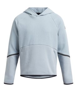 Under Armour Boys-Boys’ UA Unstoppable Fleece Grid Hoodie-under armour outlet