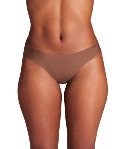 Under Armour Underwear-Women’s UA Pure Stretch 3-Pack No Show Thong-under armour near me