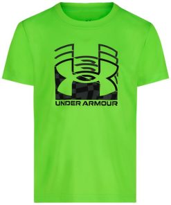 Under Armour Boys-Little Boys’ UA Tech™ Logo Fill Short Sleeve-under armor