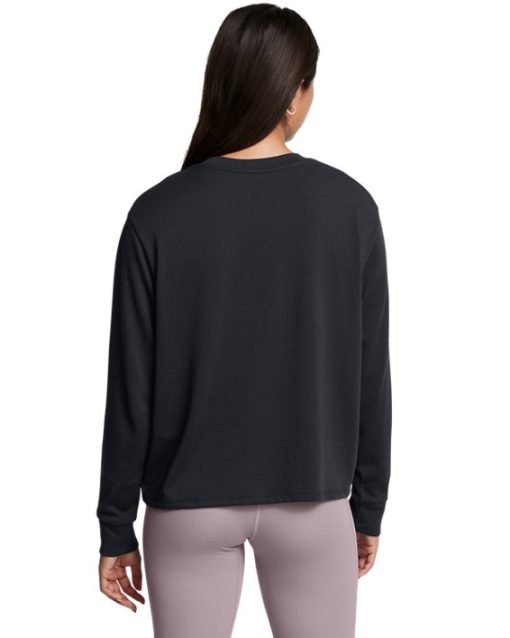 Under Armour Shirts & Tops-Women's UA Heavyweight Boxy Cropped Long Sleeve-under armour outlet - Image 2