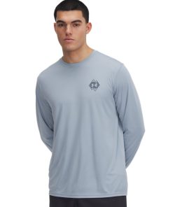 Under Armour Shirts & Tops-Men’s UA Drift Tide Knit Mountain Long Sleeve-underarmor