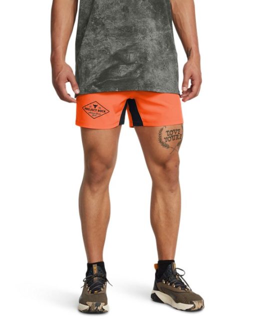 Under Armour Shorts-Men's Project Rock Ultimate 5" Train Shorts-under armour near me