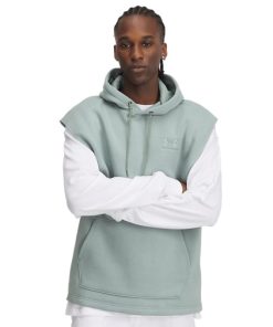 Under Armour-Men’s UA Icon Fleece Sleeveless Hoodie-underarmour