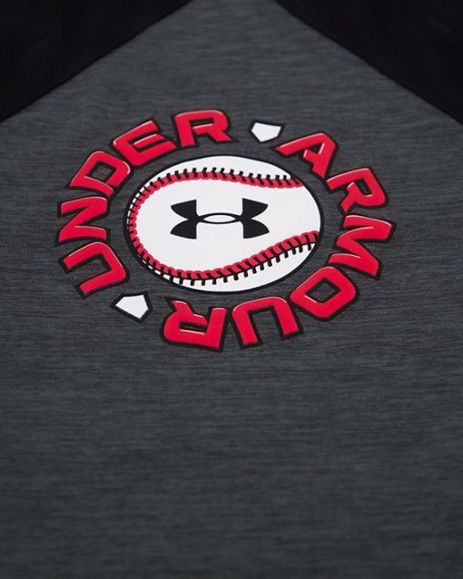 Under Armour Boys-Little Boys' UA Tech™ Baseball Raglan Short Sleeve-under armour outlet - Image 2