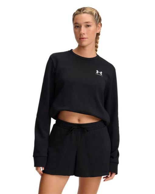 Under Armour Shirts & Tops-Women's UA Rival Terry Crew-underarmour outlet