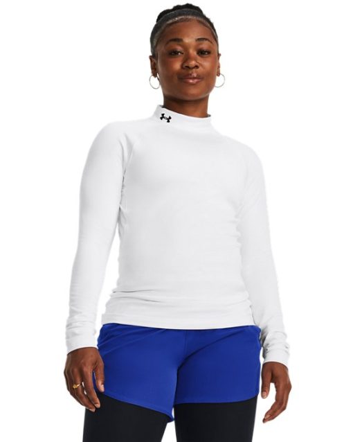 Under Armour Shirts & Tops-Women's ColdGear® Mock Neck Long Sleeve-under armor outlet