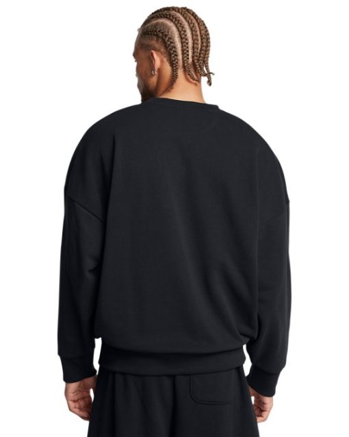 Under Armour Shirts & Tops-Men's UA Icon Heavyweight Terry Oversized Crew-under armor outlet - Image 2