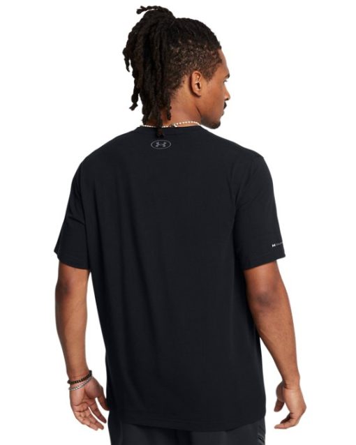 Under Armour Shirts & Tops-Men's UA Icon Charged Cotton® V-neck Short Sleeve-under armour outlet - Image 2