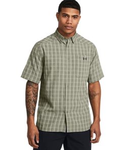 Under Armour Shirts & Tops-Men’s UA Drift Tide 2.0 Plaid Short Sleeve-under armor outlet