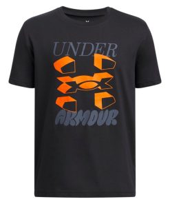 Under Armour Boys-Boys’ UA Split Big Logo Short Sleeve-underarmor