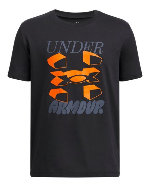 Under Armour Boys-Boys' UA Split Big Logo Short Sleeve-underarmor