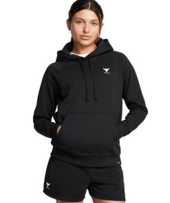 Under Armour Shirts & Tops-Women’s Project Rock Rival Fleece Hoodie-underarmour outlet