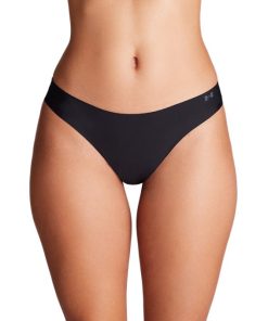 Under Armour Underwear-Women’s UA Pure Stretch 3-Pack No Show Thong-underarmour