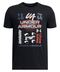 Under Armour Boys-Boys’ UA All-Over Logo Short Sleeve-underarmor