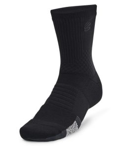 Under Armour Socks-Unisex Curry ArmourDry™ Playmaker Mid-Crew Socks-under armoir 2