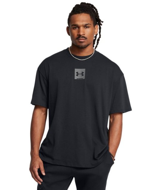 Under Armour Shirts & Tops-Men's UA Heavyweight Oversized SM Box Short Sleeve-under armour factory house