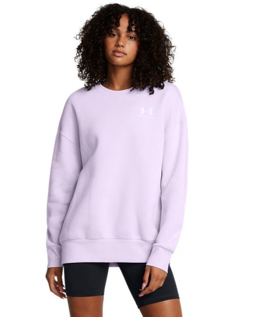 Under Armour Shirts & Tops-Women's UA Icon Fleece Oversized Crew-under armour factory house