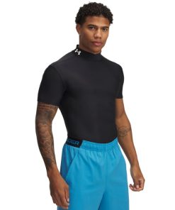 Under Armour Shirts & Tops-Men’s HeatGear® OG Compression Mock Short Sleeve-under armor