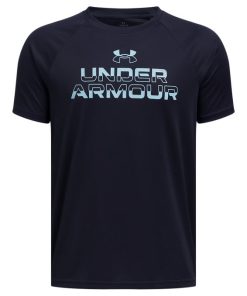 Under Armour Boys-Boys’ UA Tech™ Split Wordmark Short Sleeve-underarmour