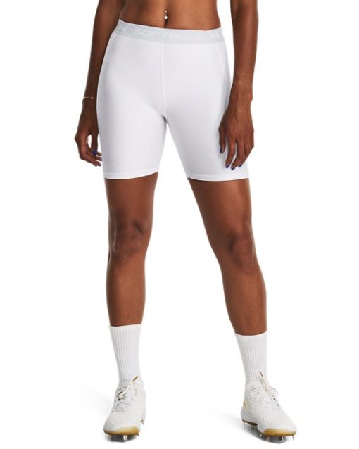 Under Armour Shorts-Women's UA Utility Po Slider Shorts-under armoir