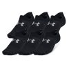 Under Armour Socks-Unisex UA ArmourDry® Run Cushion 3-Pack No Show Socks-under armoir 3