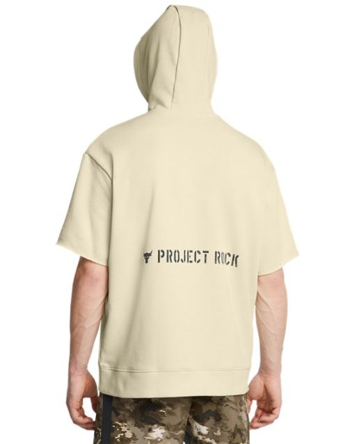 Under Armour Shirts & Tops-Men's Project Rock Heavyweight Veterans Day Short Sleeve Hoodie-under armoir - Image 2