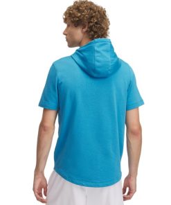 Under Armour Shirts & Tops-Men’s UA Rival Terry Short Sleeve Hoodie-under armor 2