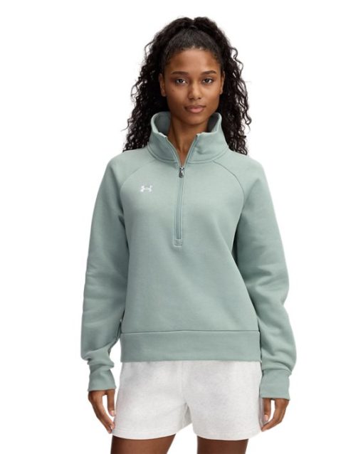 Under Armour Shirts & Tops-Women's UA Rival Fleece ½ Zip-under armour factory house