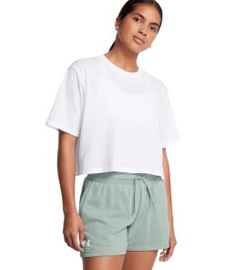 Under Armour Shirts & Tops-Women’s UA Boxy Crop Simple Short Sleeve-under amour