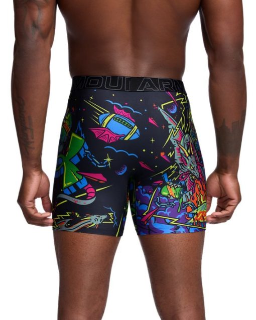 Under Armour Underwear-Men's UA Performance Tech Mesh Graphic x Mountain Dew Boxerjock®-under armor - Image 2