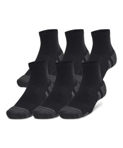 Under Armour Socks-Unisex UA Performance Tech 6-Pack Quarter Socks-under armour near me