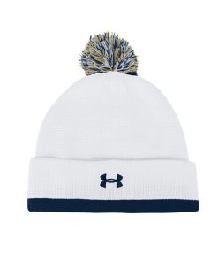 Under Armour-Unisex UA Waffle Knit Collegiate Pom Beanie-underarmour 2