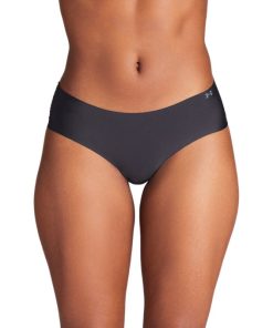 Under Armour Underwear-Women’s UA Pure Stretch 3-Pack No Show Hipster-under armour factory house