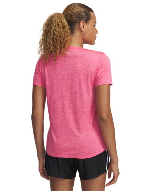 Under Armour Shirts & Tops-Women's UA Tech™ Twist V-Neck Short Sleeve-under armour outlet - Image 2